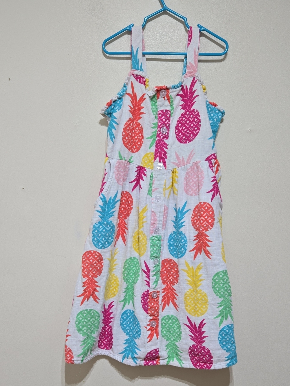 Wonder Nation Multicolor Pineapple Print Sundress